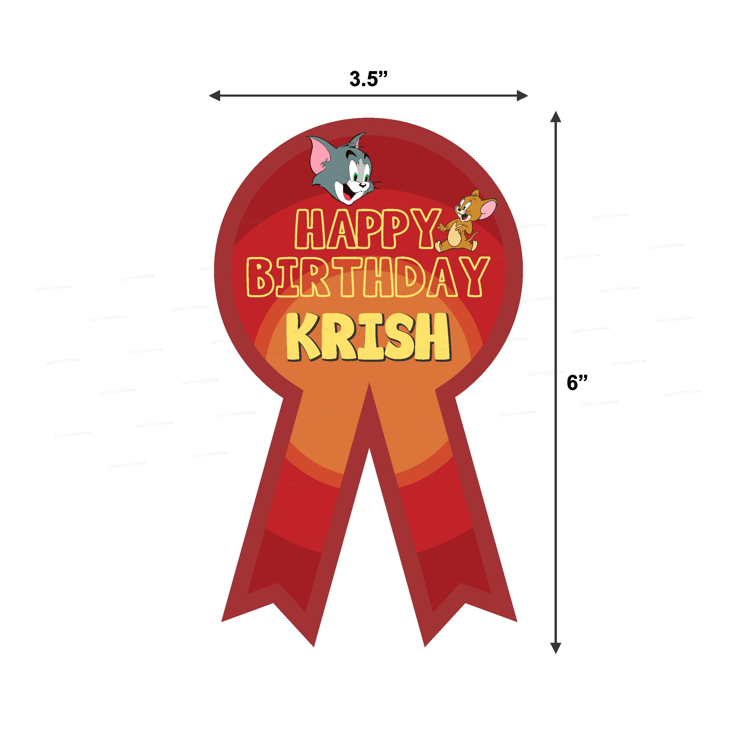 Tom and Jerry Theme Badges