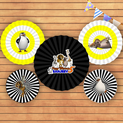 Penguin Theme Paper Fan