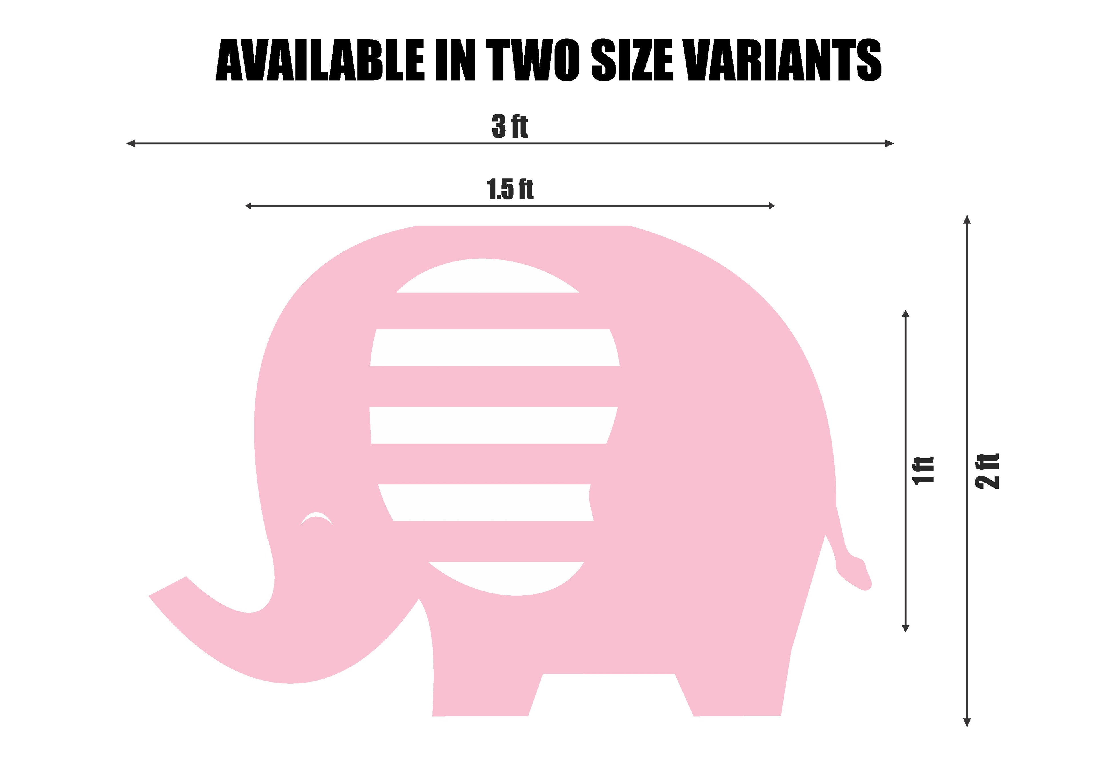 PSI Pink Elephant Theme Cutout - 04