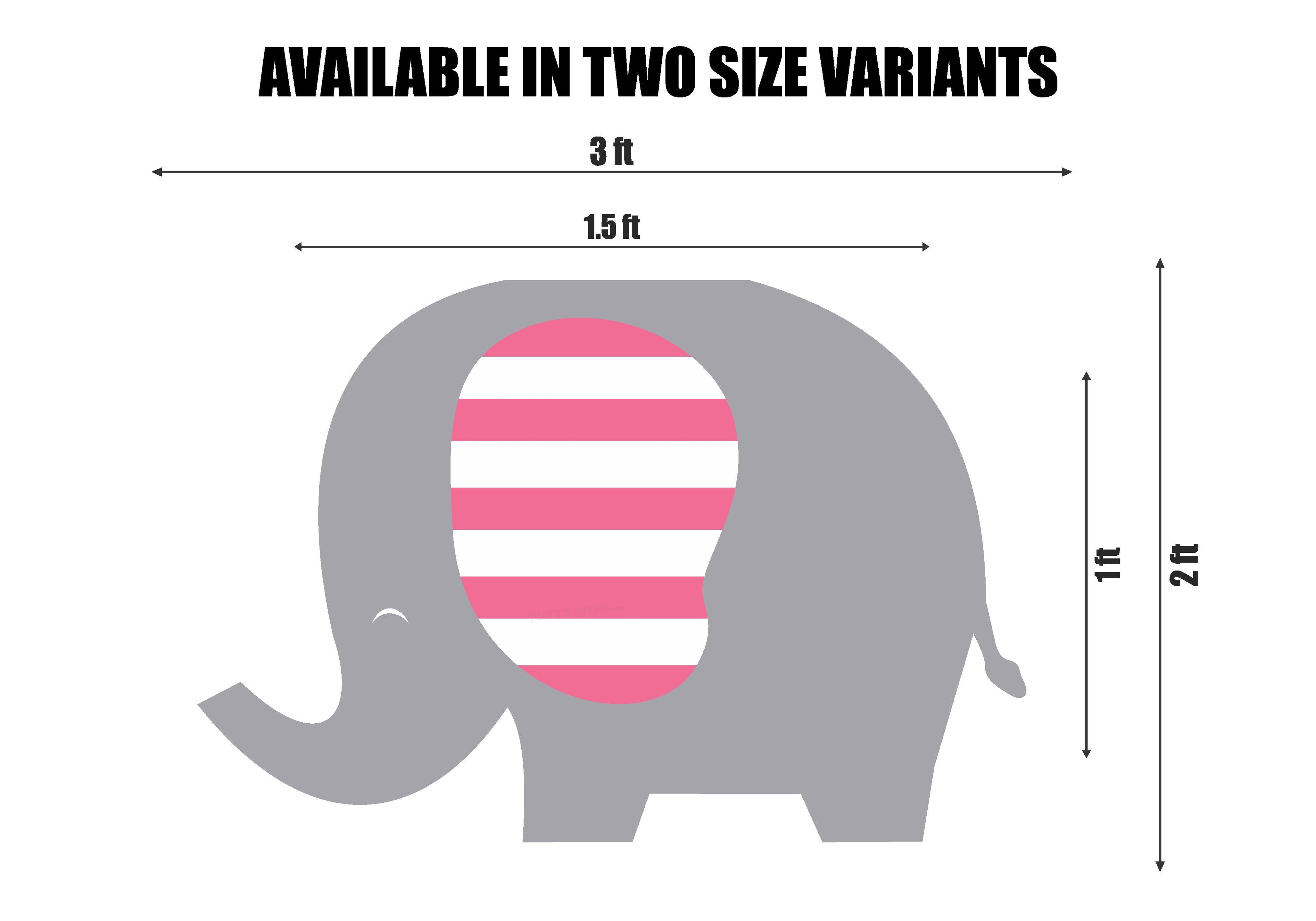 PSI Pink Elephant Theme Cutout - 07