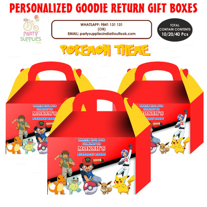 Pokemon Theme Goodie Return Gift Boxes