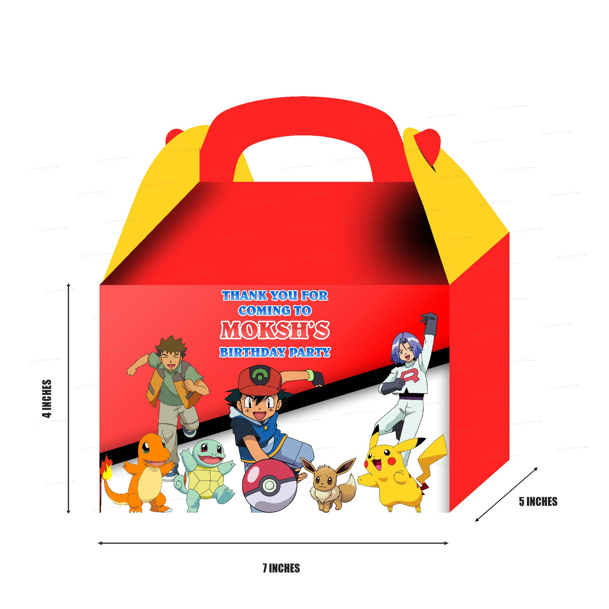 Pokemon Theme Goodie Return Gift Boxes | Birthday Party Supplie – Party ...