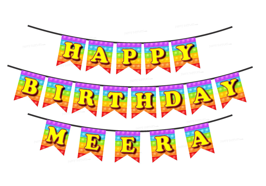 Pop It Theme Personalized Hanging