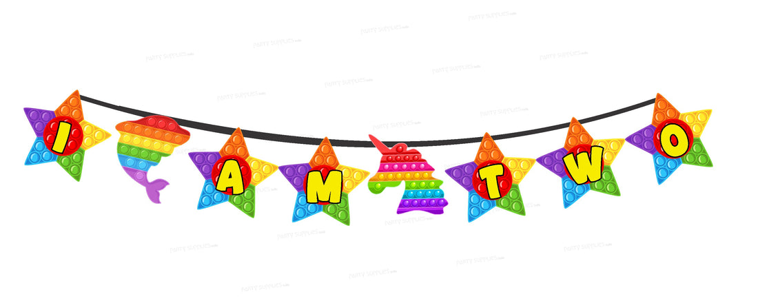 Pop It Theme Age Hanging