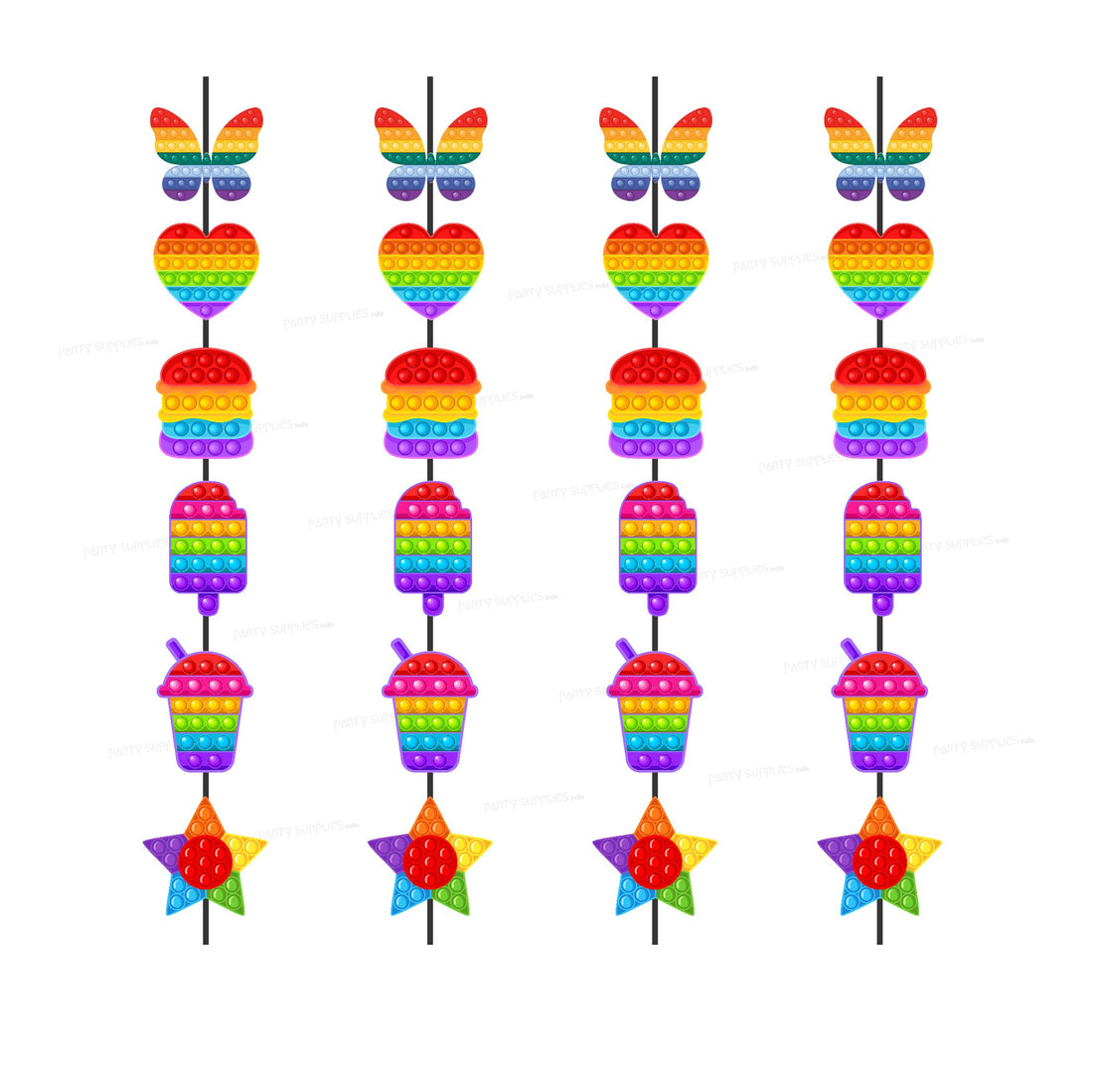 Pop It Theme Customized Dangler