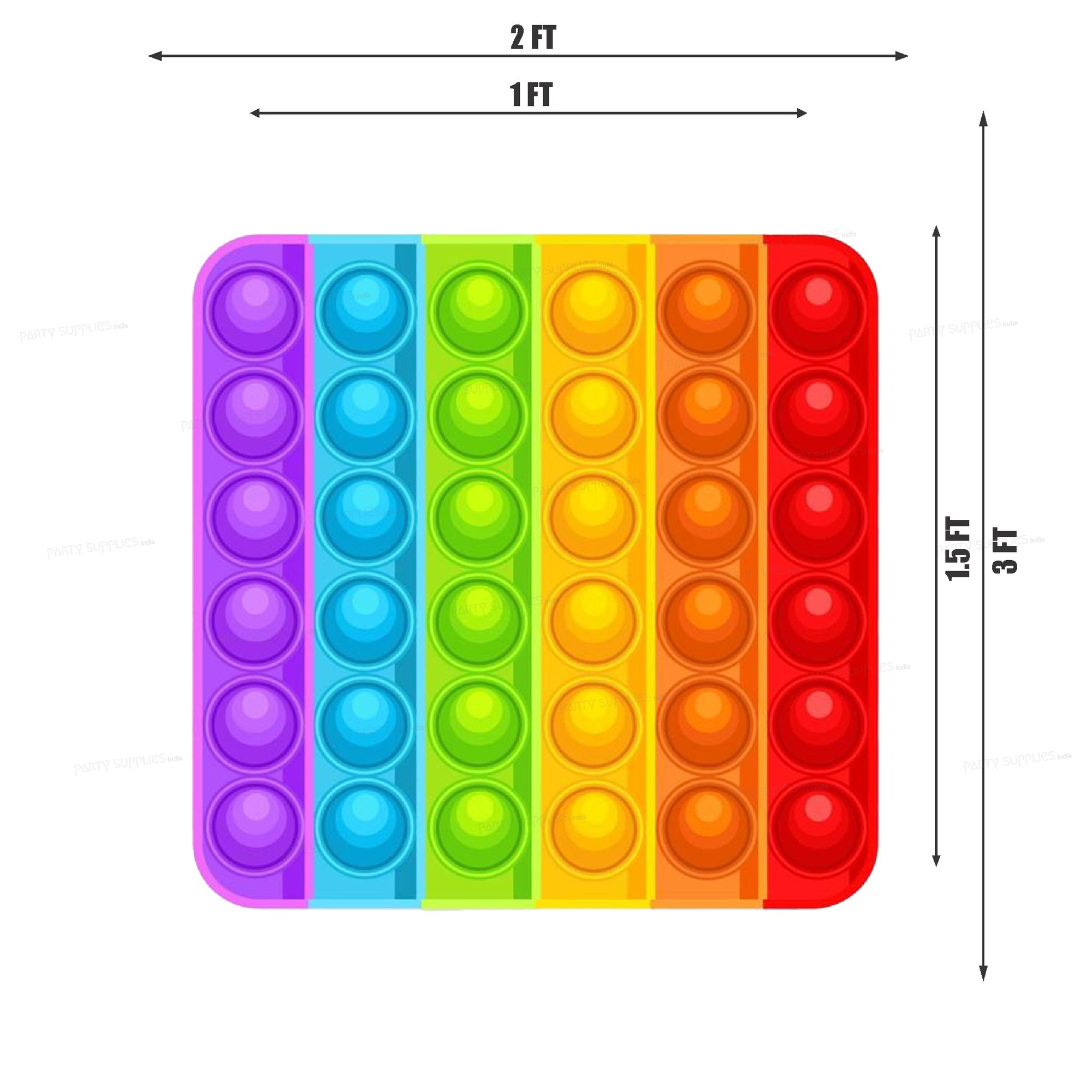 Pop It Theme Cutout 04 Party supplies online Party Supplies India