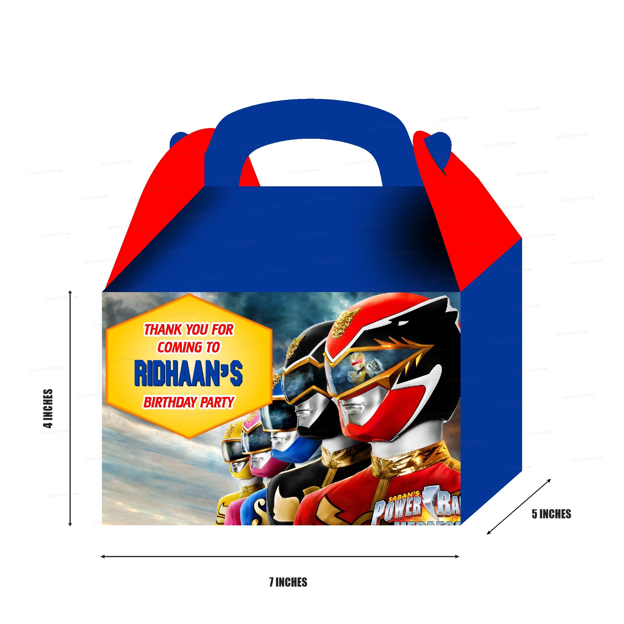 Power Rangers Theme Goodie Return Gift Boxes | Party Supplies – Party ...