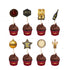 PSI New Year Theme Cup Cake Topper - image 1 of 3 | Party Supplies India