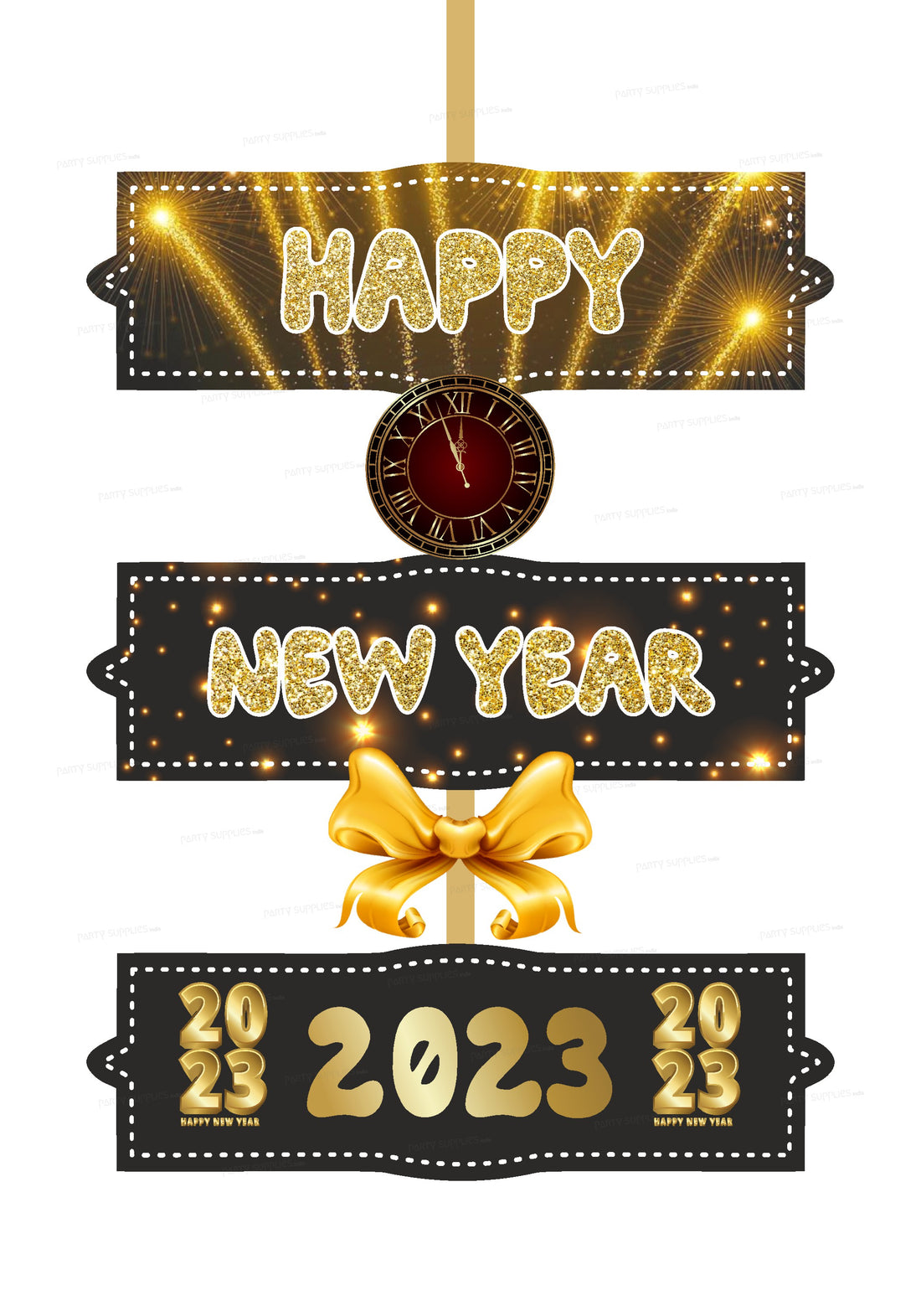 PSI  New Year Theme Door Poster