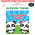 Baby Bus Theme  Customized Square Backdrop - image 1 of 3 | Party Supplies India