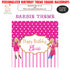 Barbie Theme Customized Square Backdrop - image 1 of 3 | Party Supplies India