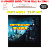 Batman Theme Square Backdrop - image 1 of 3 | Party Supplies India
