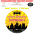 Batman Theme Round Customized Backdrop - image 1 of 4 | Party Supplies India