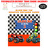 Blaze and the Monster Machines Theme Personalized Square Backdrop - image 1 of 3 | Party Supplies India