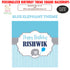 Blue Elephant Theme Square Backdrop Backdrop - image 1 of 3 | Party Supplies India