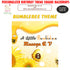 Bumble Bee Theme Customized Square Backdrop - image 1 of 3 | Party Supplies India