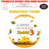 Bumble Bee Theme Personalized   Round Backdrop - image 1 of 4 | Party Supplies India