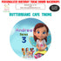 Butter Beans Theme Round Backdrop - image 1 of 4 | Party Supplies India