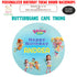 Butter Beans Theme Customized Round Backdrop - image 1 of 4 | Party Supplies India