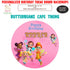 Butter Beans Theme Personalized Round Backdrop - image 1 of 4 | Party Supplies India