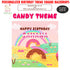 Candy Donut Theme Square Backdrop - image 1 of 3 | Party Supplies India