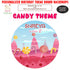 Candy Hill Theme Round Backdrop - image 1 of 4 | Party Supplies India