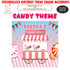 Candy Shop Theme Square Backdrop - image 1 of 3 | Party Supplies India