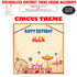 Circus Theme Square Backdrop - image 1 of 3 | Party Supplies India