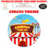 Circus Theme Customized Round Backdrop - image 1 of 4 | Party Supplies India