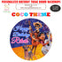 Coco Theme Personalized Round Backdrop - image 1 of 4 | Party Supplies India