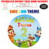 Dave & Ava Theme Round Backdrop - image 1 of 4 | Party Supplies India