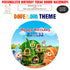 Dave & Ava Theme Customized Round Backdrop - image 1 of 4 | Party Supplies India