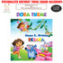 Dora Theme Customized Square Backdrop - image 1 of 3 | Party Supplies India