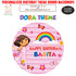 Dora Theme Rainbow Round Backdrop - image 1 of 4 | Party Supplies India