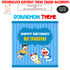 Doraemon Theme Customized Square Backdrop - image 1 of 3 | Party Supplies India