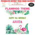 Flamingo Theme Square Backdrop - image 1 of 3 | Party Supplies India