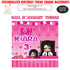 Girl Boss Baby Theme Personalized Square Backdrop - image 1 of 3 | Party Supplies India