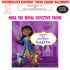 Mira Royal detective Theme Customized Square Backdrop - image 1 of 3 | Party Supplies India