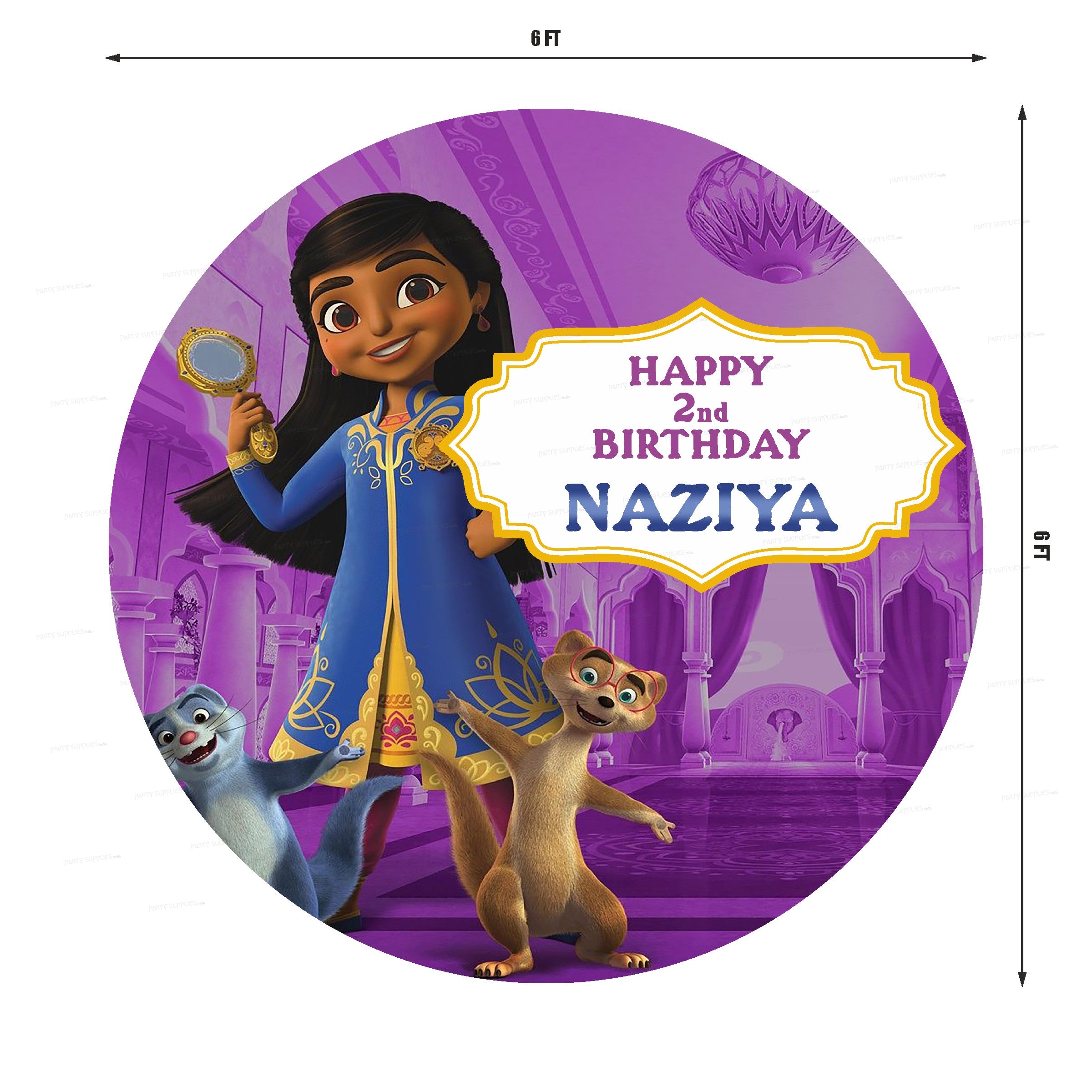 Mira Royal detective Theme Customized Backdrop