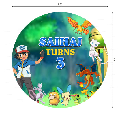 Pokemon Theme Premium Backdrop