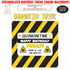 Quarantine Theme Customized Square Backdrop - image 1 of 3 | Party Supplies India