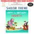 Sailor Theme Classic Square Backdrop - image 1 of 3 | Party Supplies India