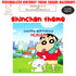 Shinchan Theme Personalized Square Backdrop - image 1 of 3 | Party Supplies India