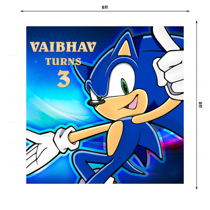 Sonic the Hedgehog Theme Classic Square Backdrop