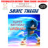 Sonic the Hedgehog Theme Customized Square Backdrop - image 1 of 3 | Party Supplies India