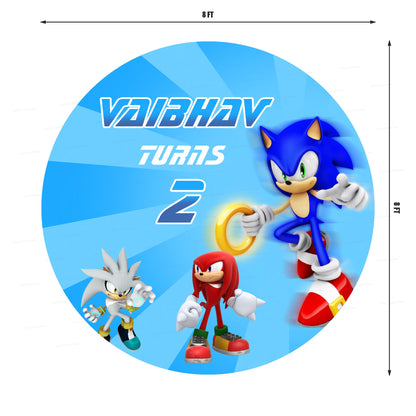 PSI Sonic the Hedgehog Theme Premium Backdrop