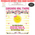 Sunshine Theme Girl Personalized Square Backdrop - image 1 of 3 | Party Supplies India