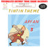 Tintin Theme Square Backdrop - image 1 of 3 | Party Supplies India