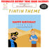 Tintin Theme Customized Square Backdrop - image 1 of 3 | Party Supplies India