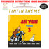 Tintin Theme Personalized Square Backdrop - image 1 of 3 | Party Supplies India